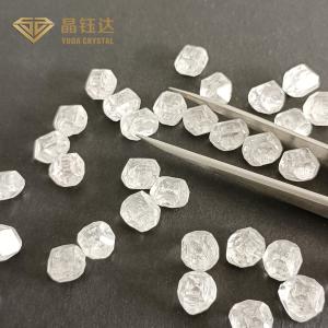 Transparent Clear Lab Grown HPHT Loose Rough Diamonds