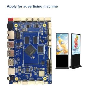 China RK3568 Quad Core Embedded Linux Board With Audio Output / Dolby Sound And DC12V/3A Input on sale