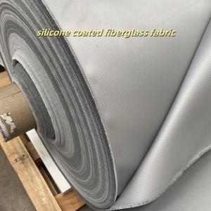 Flame Retardant Silicone Coated Fiberglass Fabric with Thermal Insulation and