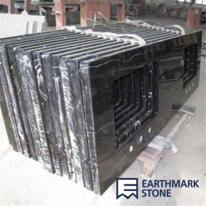 Marquina Black Marble Bathroom Vanity Top