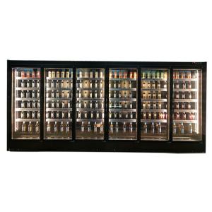 Fashion Design Multideck Glass Door Display Refrigerator For Beverage With LED