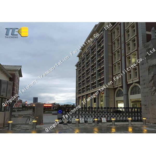 Buy Retractable Electric Parking Bollards Safety Vehicle Access Control 220 Vac at wholesale prices