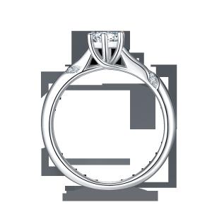 Wholesale Moissanite Jewelry 925 Sterling Silver Custom Moissanite Ring