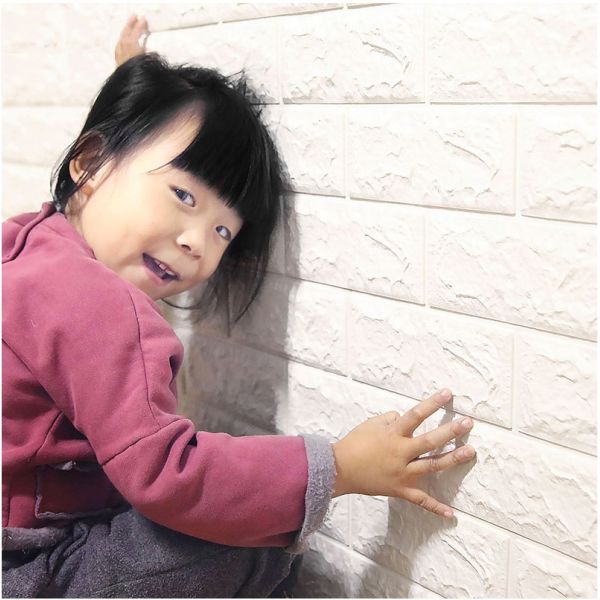 Entertainment 3D PE Foam Brick Self Adhesive Soft Wall Sticker Wallpaper for Kids Room Wall Coating