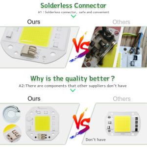 High Lumen Output 50W LED Chip