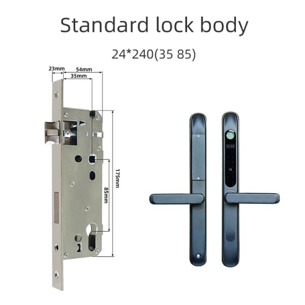 Anti Peep Fingerprint Smart Lock Durability Smart Home Door Lock