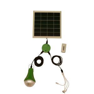 Portable Remote Controller Led Solar Power System 435lum Dimmable