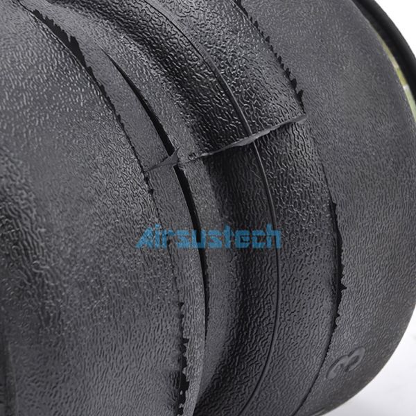 Rubber Air Spring Shocks 2 Convoluted 188mm Height Air Actuators