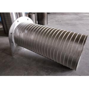 Reverse Slotted Wedge Wire Screen Pipe With High Temperature Resistance
