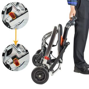 Quality Linkage Brake 100KG Manual Foldable Wheelchair Aluminium for sale