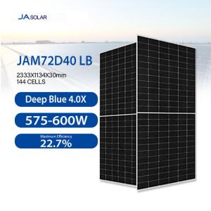 China N Type Bifacial Double Glass Mono Cells Solar Panel 575-600W for 3 Diodes Junction Box on sale