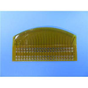 Single Layer Flexible PCB Built on Polyimide With 1.6mm FR-4 Stiffener and