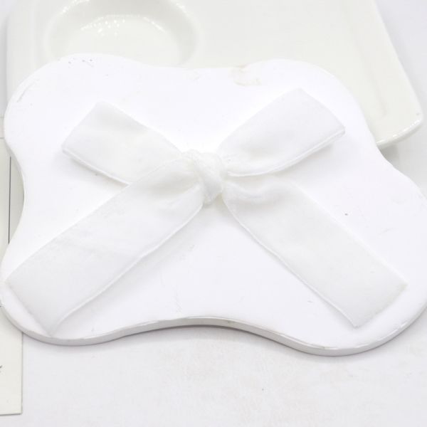 2.5cm Velvet Ribbon Bows Wedding Party Dark Green Velvet Ribbon