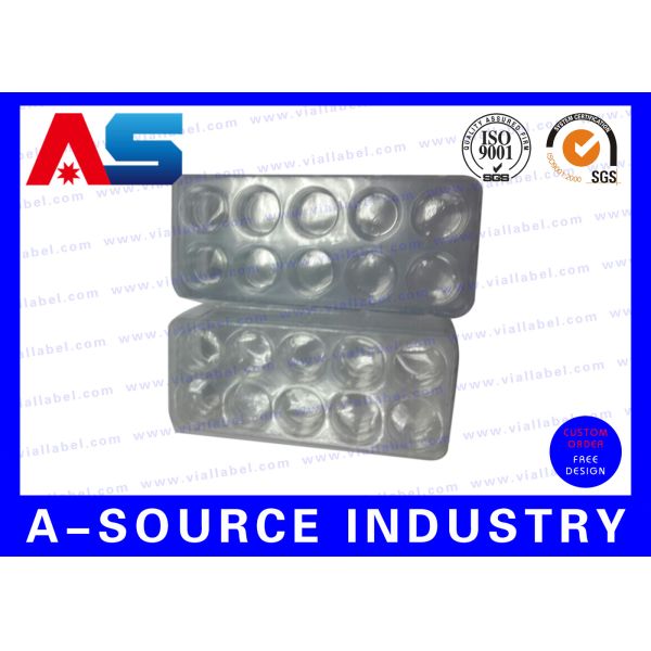 Buy Clear Plastic Blister Packaging For Hcg Box 10pcs 2 ml Injection Vial at wholesale prices