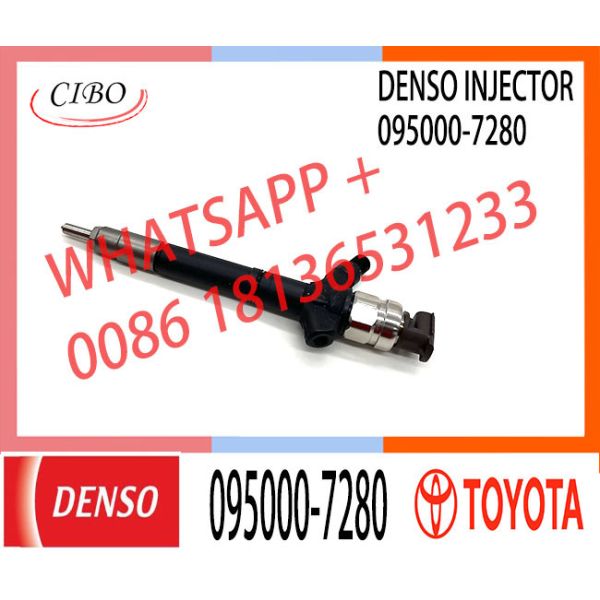 Diesel injector 23670-09210 DCRI107640 Factory Supplying Top Quality Common Rail Injector 0950007280 095000-7280