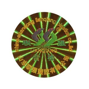 Matte Lamination Tamper Evident Security Labels , Transparent Holographic