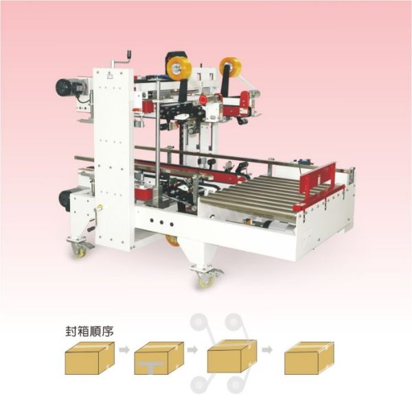 Corner Carton Sealer Corrugated Cardboard Full Automatic Carton Box Sealing Machine