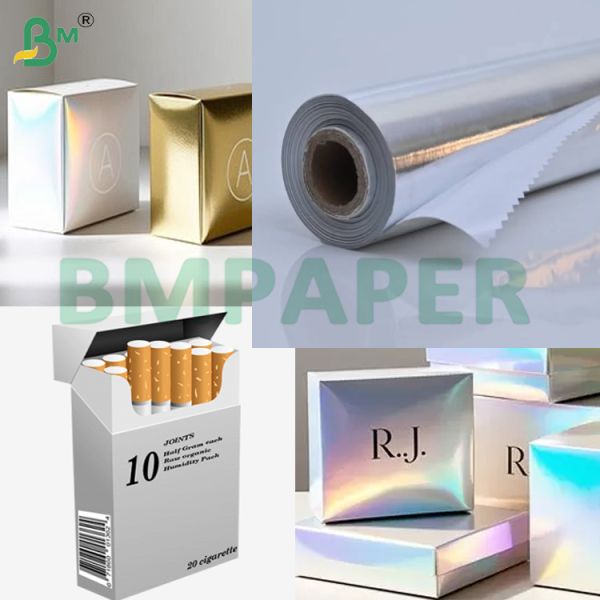 35/45/49gsm One Side Glossy Aluminum Foil Lining Paper Sheets