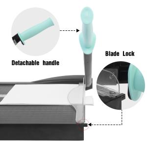 1.15KG Manual Paper Trimmer with Guard Rail and Blade Lock ZEQUAN A4 Professiona