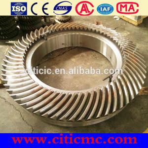 Cone Crusher bevel gear For HP100 Of Mining Machine Spare Parts
