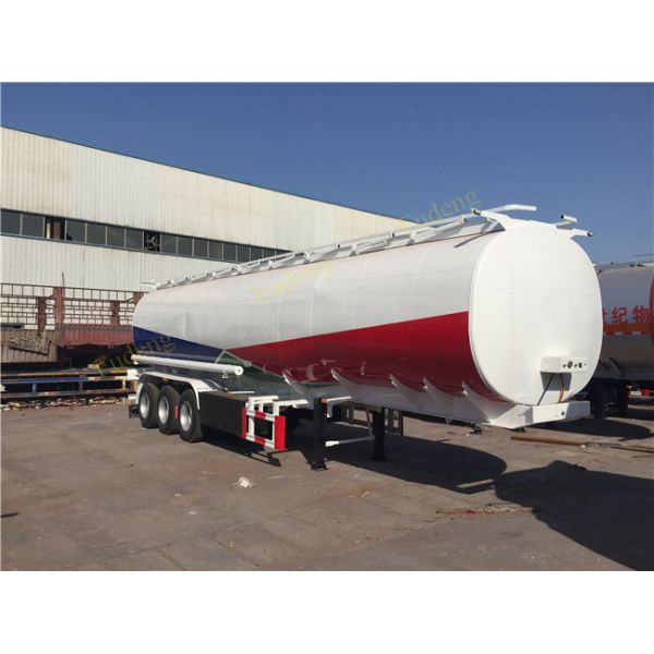 45000 L 4 Compartment Fuel Tanker Semi Trailer Customized Color High Performance