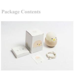 Eggshell Night Light Rechargeable Silicone Household Items