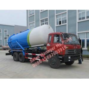 16000Liters to 18000Liters Vacuum Truck Dongfeng Heavy Duty Sewage Suctiong
