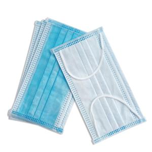 Buy cheap Bule And White 3 Layer Earloop Surgical Face Mask from wholesalers