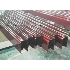 Custom Extruded Aluminium Sliding Door Track Extrusions / Section
