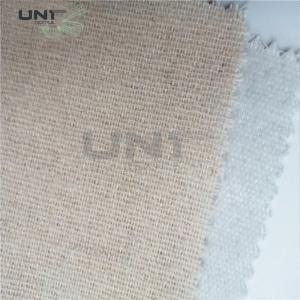 Woven Shrink Resistant Necktie Interlining Fusible Adhesive Wool Interlining