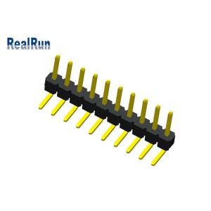 10P LCP PBT Male Pin Header Connector PA6T One Row PCB Connector