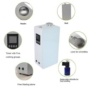 Wall mounted essential oil diffuser for small areas, metal casing