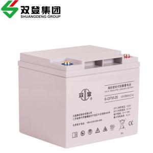 12V26Ah Shuangdeng Sealed 6-GFM-26 Battery for Communication and Solar Energy