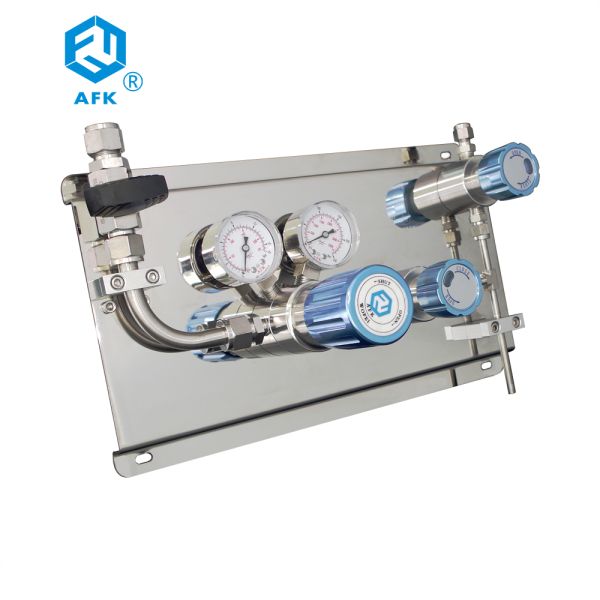 Single Cylinder 2200psi SS316 Gas Panel Pressure Regulator PTFE