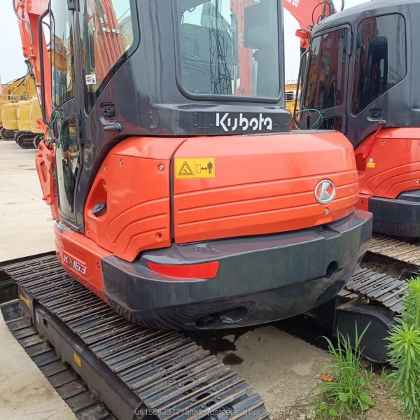 Used KUBOTA KX163 Excavator with Original Hydraulic Valve and 6TON Operating Weight