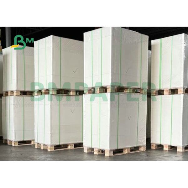 Buy 20PT 24PT Single Sided Coated White Cardboard For Food Packages at wholesale prices
