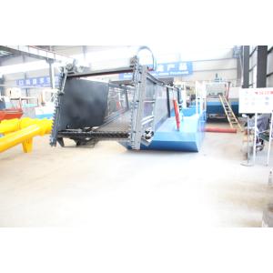 Small Carbon Steel 2000m2 Aquatic plant Harvester With Storage Cabin And Razor