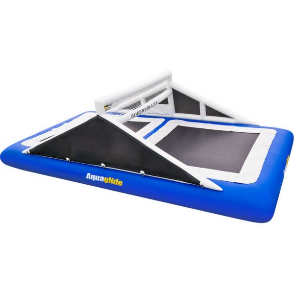 Toddler Inflatable Water Volleyball Court , Floating Bouncy Blow Up Volleyball