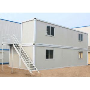 Two Layers Prefabricated Container House , 40ft Container Home With Insulation
