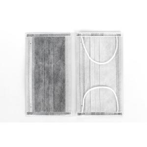 Breathable Disposable Carbon Filter Face Mask Liquid Proof Non Stimulating