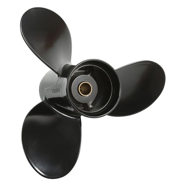 3b2w64517-1 Black Aluminium Boat Propellers For Tohatsu Outboard Engine
