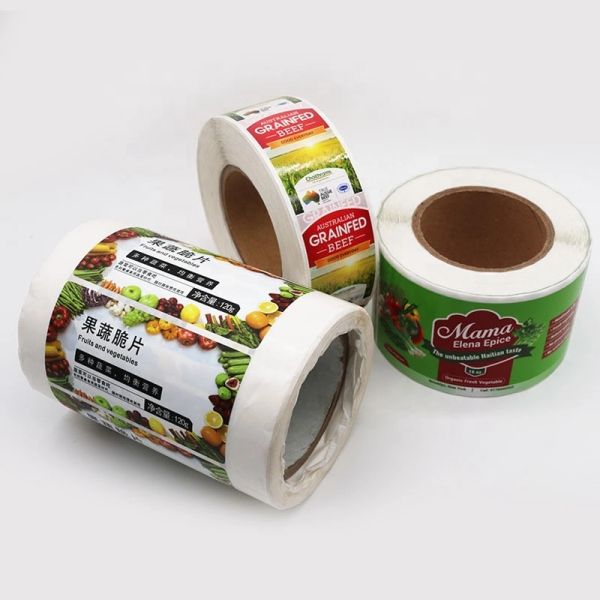 Packaging Adhesive Sticker Printing Supplement label, Custom Printed Health Food Label Sticker