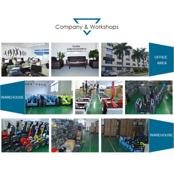 2016 Hot Sale off Road Electric Chariot, 72V 8.8ah Self Balancing Electric Scooter