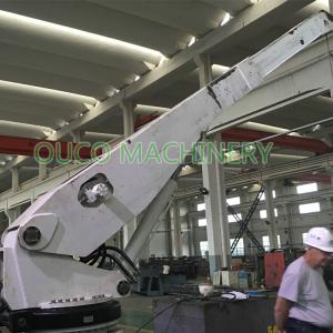 1T 4M Mini Yacht Marine Cranes With Telescopic Boom