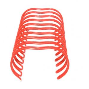 Pitch 2:1 3: 1 Double Loop Binding Spiral Wire 5/16'' A4 Size Nylon Coated Nanbo