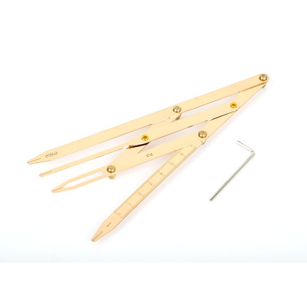 4 Prong Stainless Steel Golden Mean Caliper For Eyebrow Tattoo