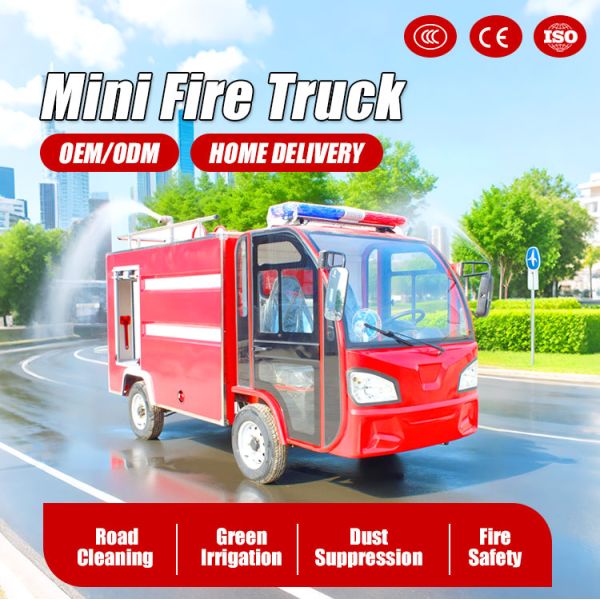 Cheap 4x2 Mini Electric Water Tanker Fire Truck Emergency Response Fire Equipment Vehicle