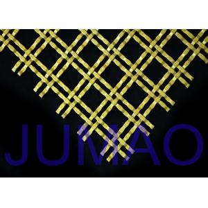 Double Wire Decorative Wire Mesh Cabinet Inserts Easy Cleaning For Kitchen