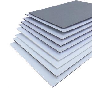 Recycled Cardboard Pulp Grey White Back Duplex Board Paper Coated For Offset