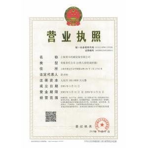 Shanghai Gofun Machinery Co., Ltd. Certifications